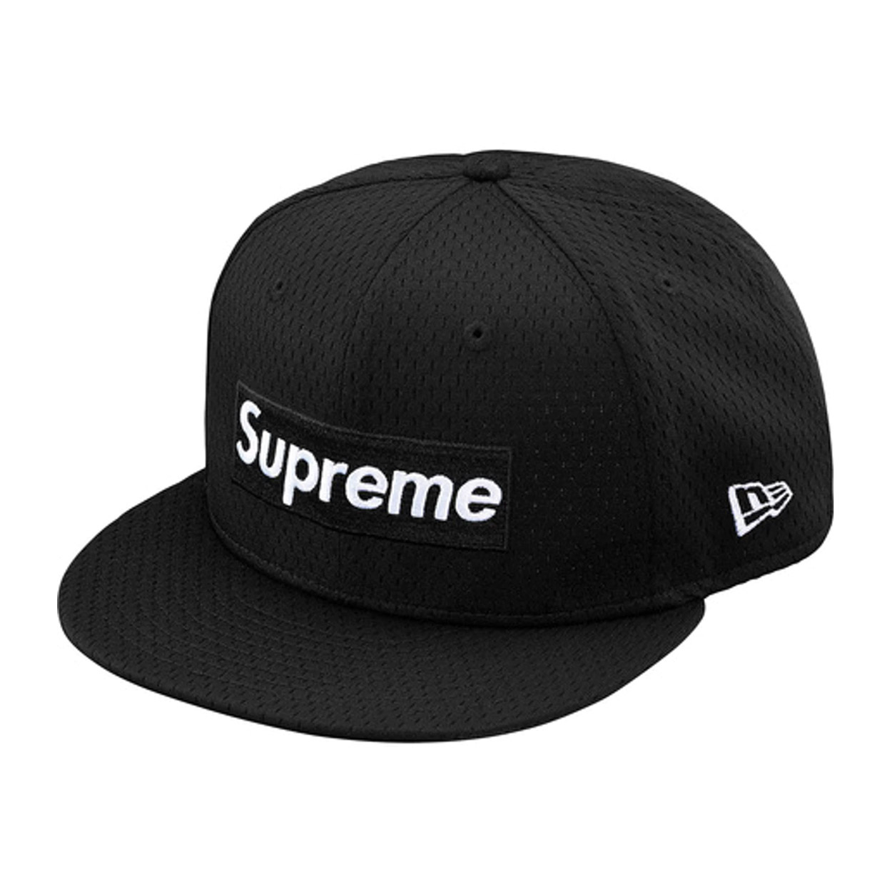 Supreme New Era Mesh Box Logo Cap Black - Novelship